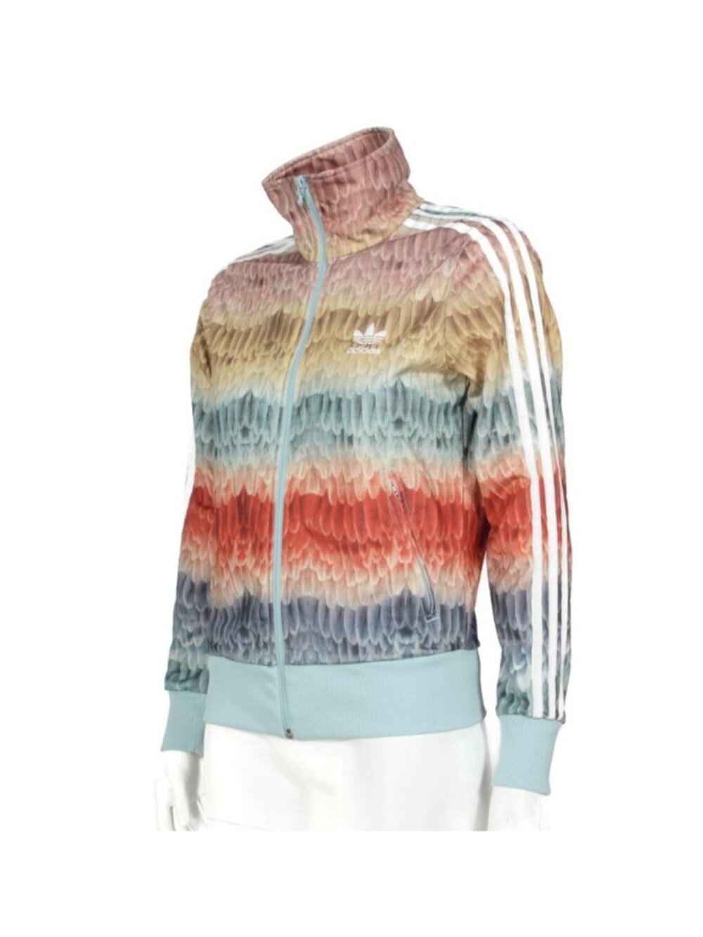 2014 Adidas Originals FARM RIO Menire Firebird Feather Zip Track Jacket Sz S 482 - Picture 2 of 7